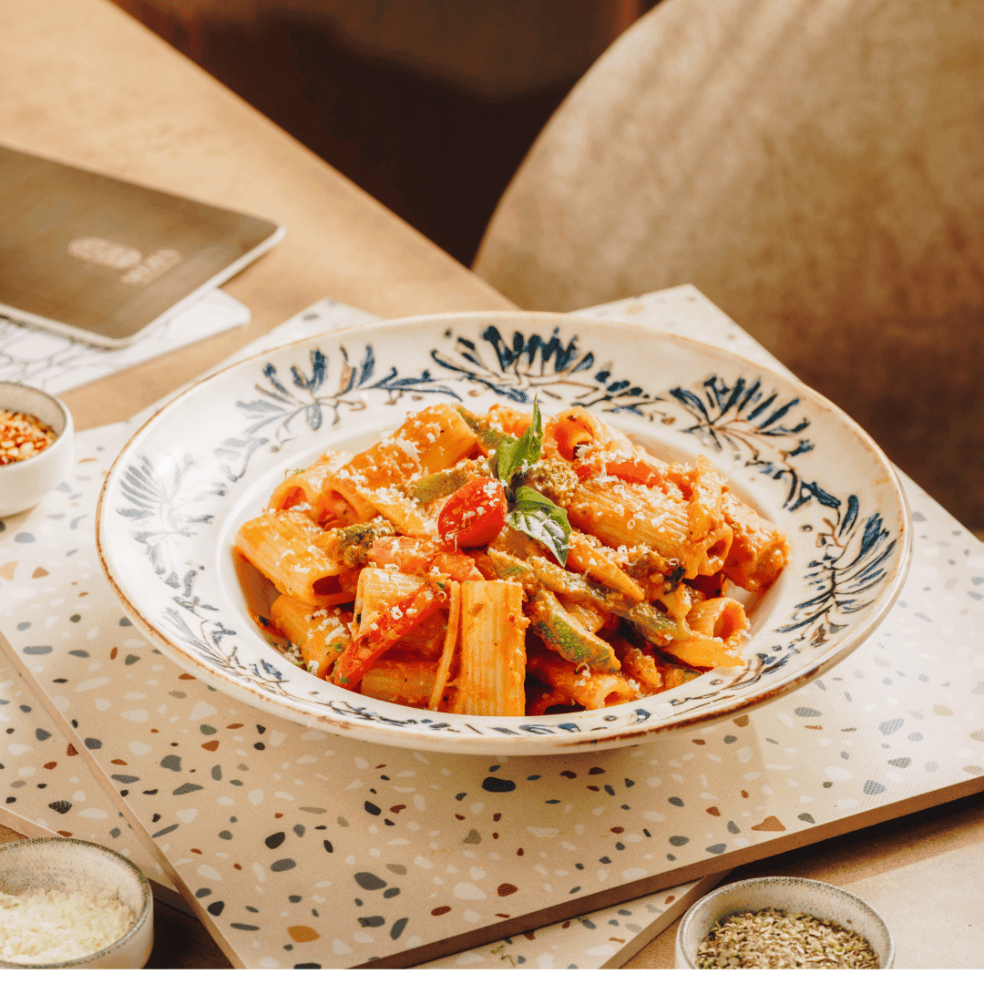 MAMMA ROSSA RIGATONI at Seezen Coffee House & Kitchen